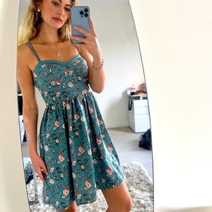 Blue Floral Dress